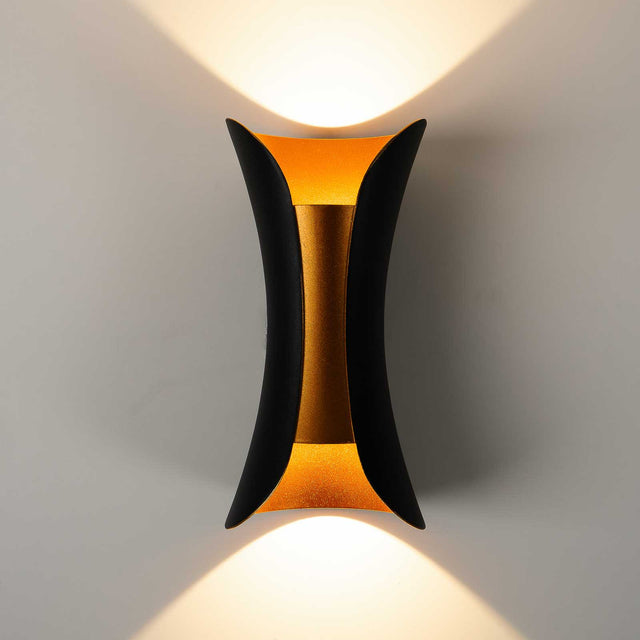 Hourglass Black Gold