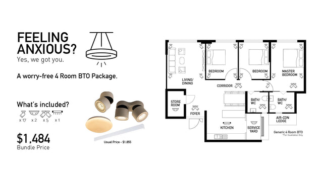 Northstar-Lighting-4-Room-HDB-BTO-Bundle-Package